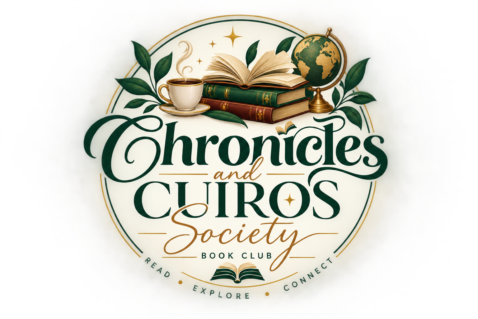 Chronicles & Curios Society Book Club emblem